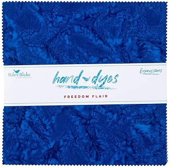 Expressions Batiks Bundles Freedom Flair 42 10-inch Squares Layer Cake Riley Blake 10-21008-42