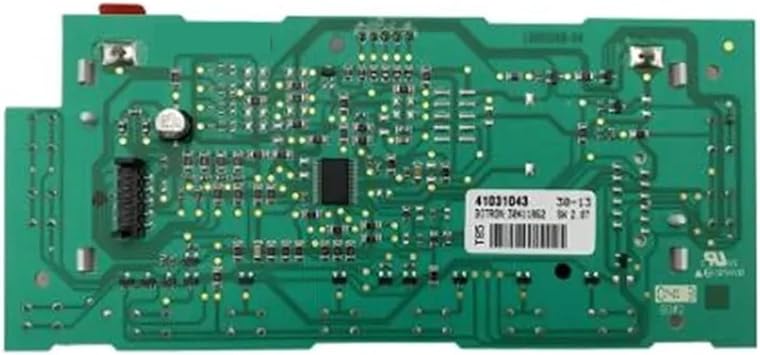 41031043 Washing Machine Control Board PCB Assembly Electronic Control Panel LCD Display Module Compatible with Candy Hoover