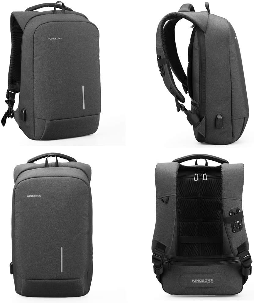 40% Off Discount Safty Anti-Theft Laptop Backpack,Vere Gloria Travel Laptop Daypack with USB Charging Port Anti Theft Bag Water Resistant Daily Use (Deep-Grey(15.6)) Up To 40% OFF Safty Anti-Theft Laptop Backpack,Vere Gloria Travel Laptop Daypack with USB Charging Port Anti Theft Bag Water Resistant Daily Use (Deep-Grey(15.6))