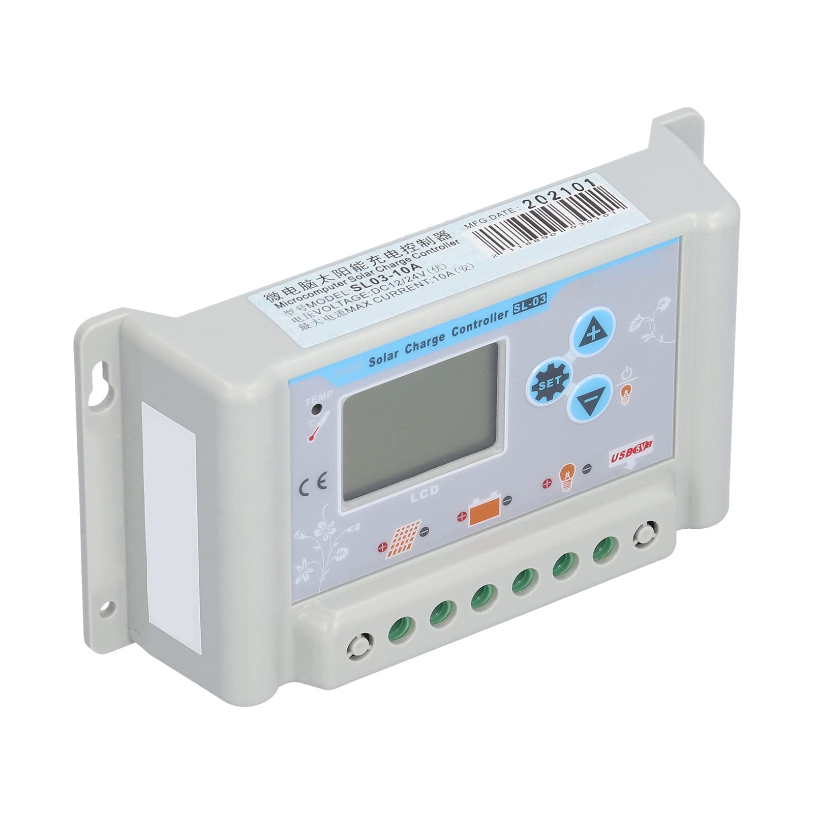 Buy Solar Control Regulator, Solar Panel Controller 50V Reverse Protection Intelligent 10A for