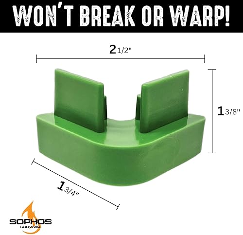 Miniatura 6 de 20 bandejas apilables originales para bandejas de secado de congelación derecha de cosecha, apila 6 bandejas, verde, accesorios para máquinas de