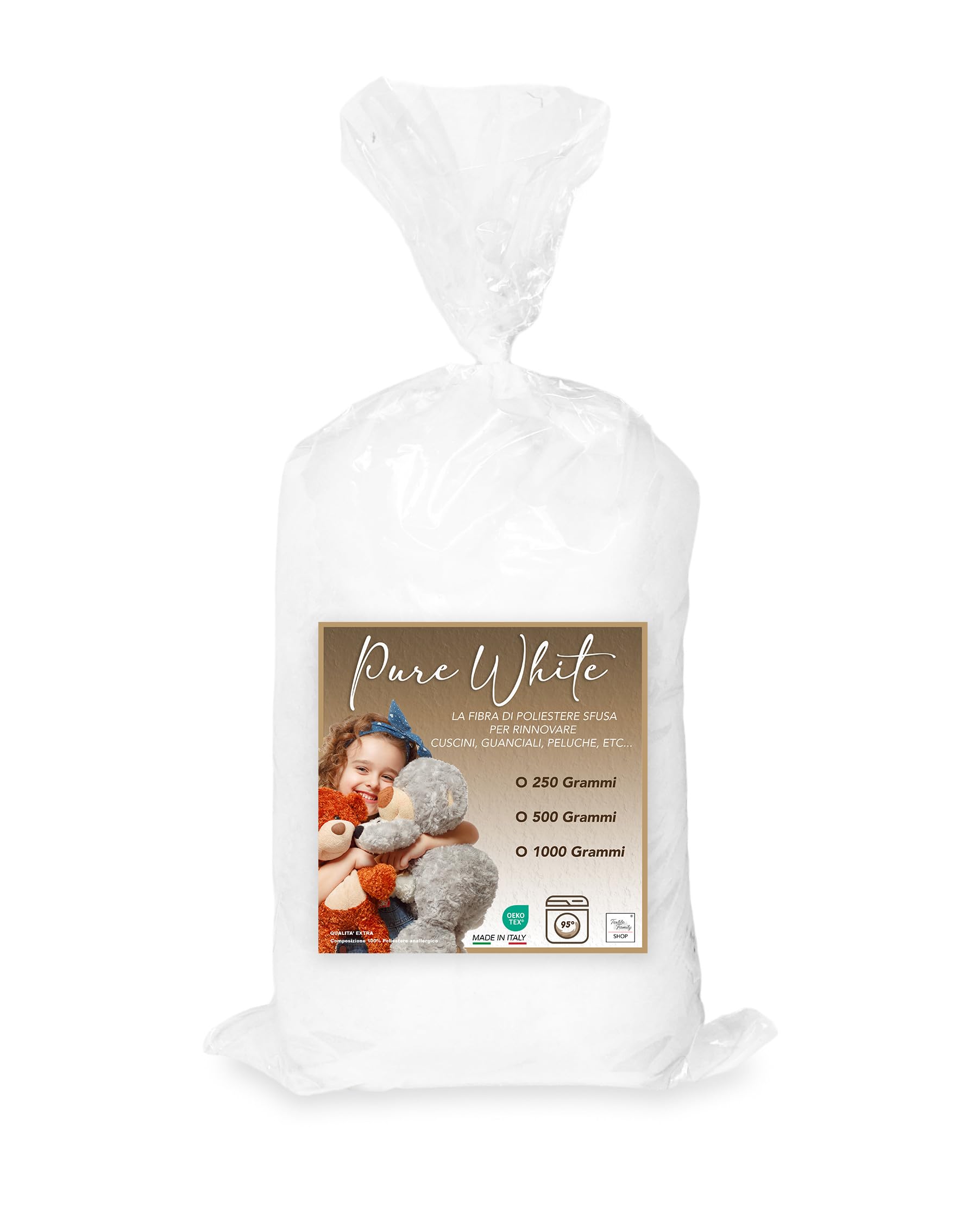 Ovatta Fioccata Tex Family 250g | Imbottitura Anallergica Per Cuscini E Bambole - Foto 8