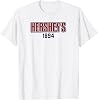 Hersheys 1894 Varsity Style High School Font Logo T-Shirt