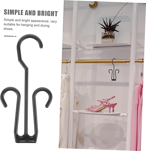 Miniatura 3 de BUGUUYO 20 piezas de calcetines zapatillas de plástico zapatero perchas de plástico perchas de zapatos para el hogar estantes de almacenamiento de