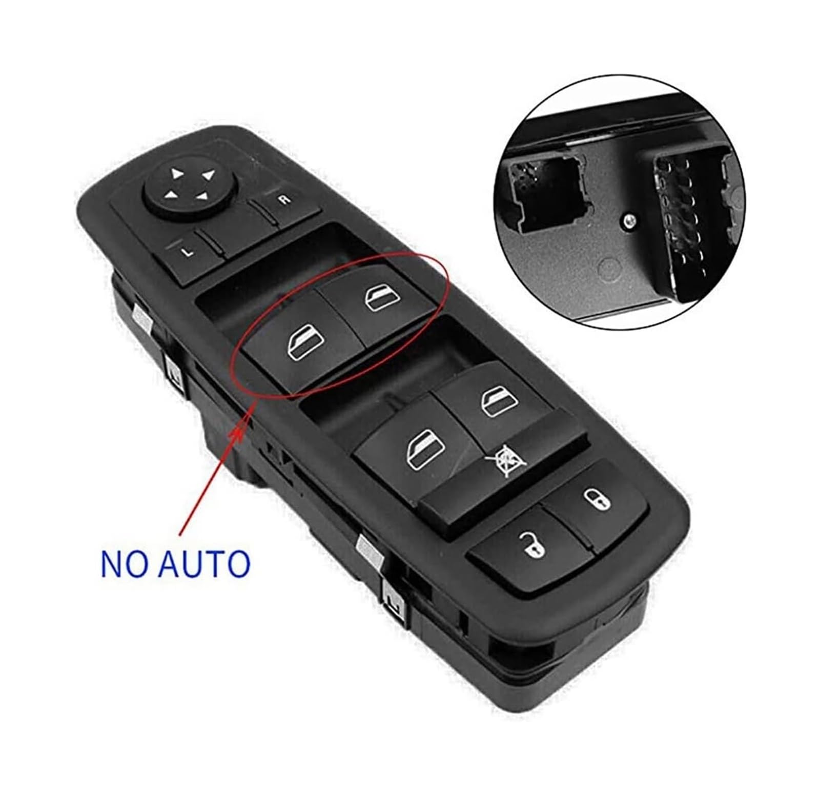 Para Dodge Para Journey Para Chrysler Para Town Para Country Master Interruptor Ventana Eléctrica Lado Conductor Interruptores Botón Coche 68039999AA Interruptor Control Ventana