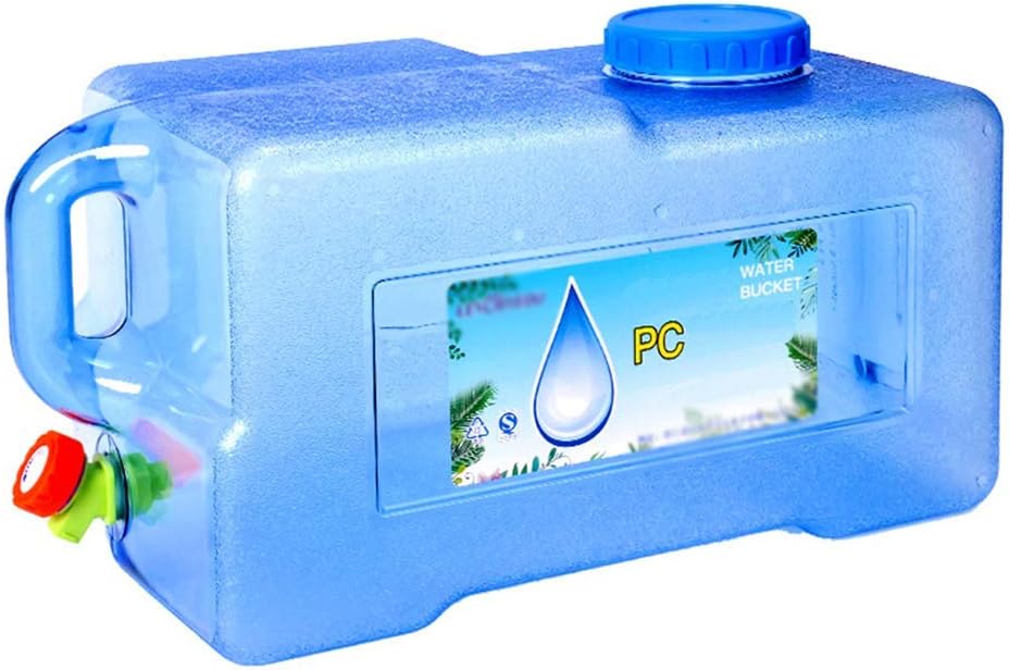 Outdoor Plastic Water Tank with Faucet,Square Water Storage Tank,Portable Water Storage Bucket,for Camping Outdoor Hiking Backpacking,a,20L (A 25L)