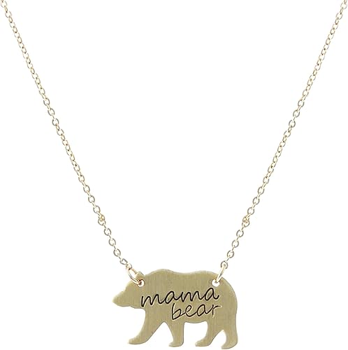 NTLX Collar para mamá Collar para mamá Regalo para el día de la madre para mamá Simple Delicado Lindo Gran Regalo Hermosa tarjeta y caja de