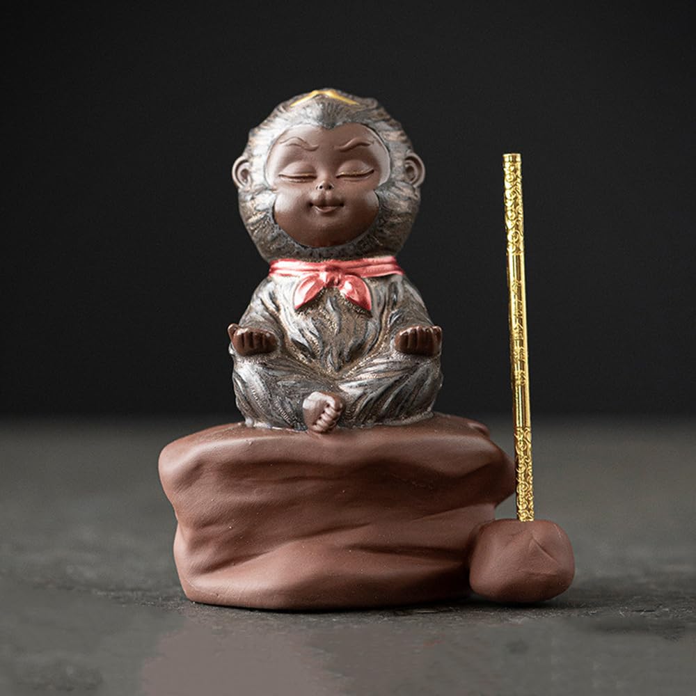 Amazon.com: CHBDJY Monkey King Statue, Baby Sun Wukong Figure, 3.5