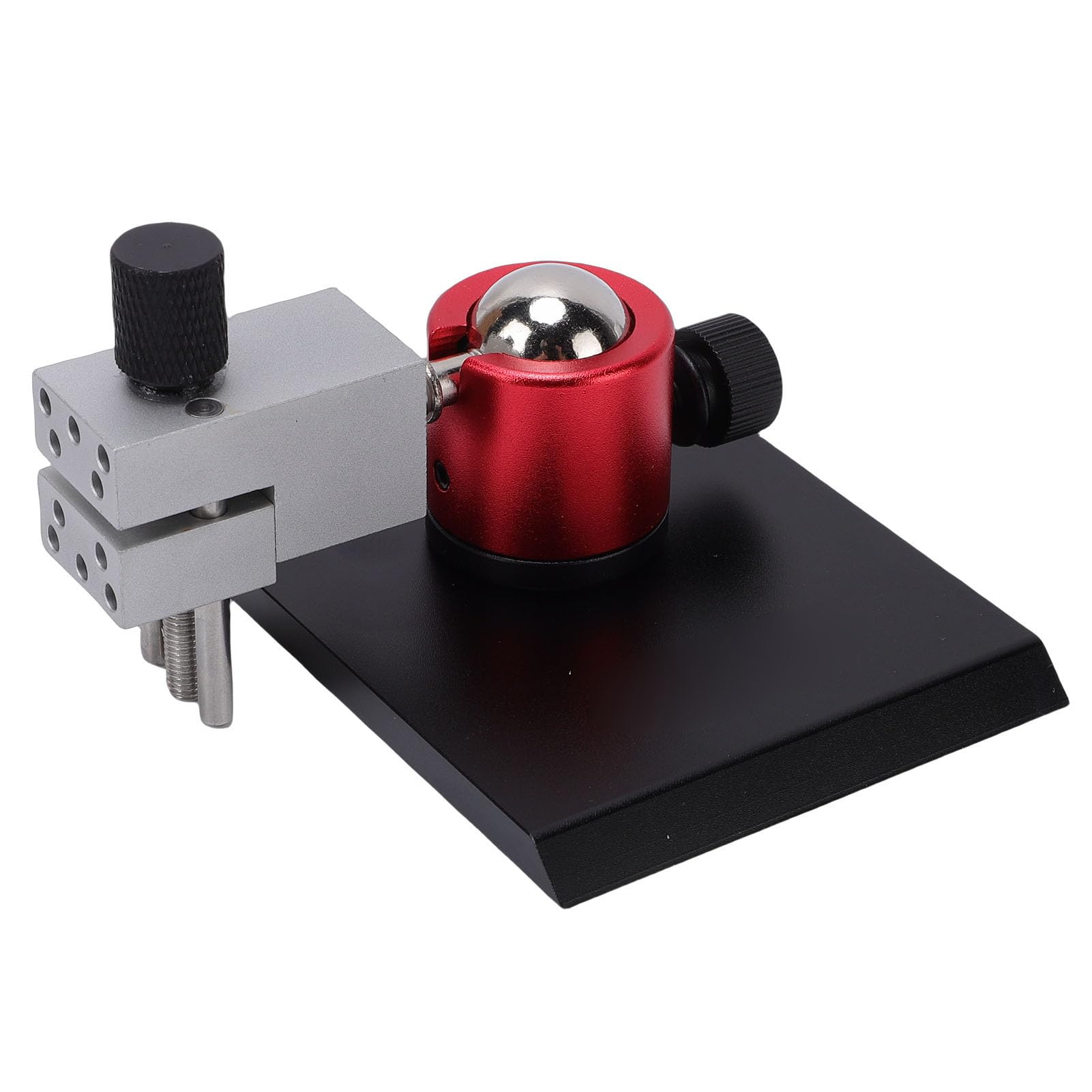 Yctze Morsetto da Tavolo Piccolo, Mini Morsa da Banco con Larghezza di Impugnatura Regolabile, Morsa da Banco Ruotabile a 360° in modalità Portatile Convertibile con Base, Ideale per la Creazione di