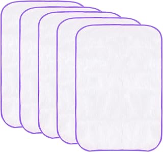 Ironing Cloth, Ironing Cloth Mesh Fabric, 5 Pcs Board Cover Protective Heat Resistant Ironing Mesh, Ironing Scorch Saving Mesh Pressing Pad for Smooth Clothes, to Avoid Ironing Damage