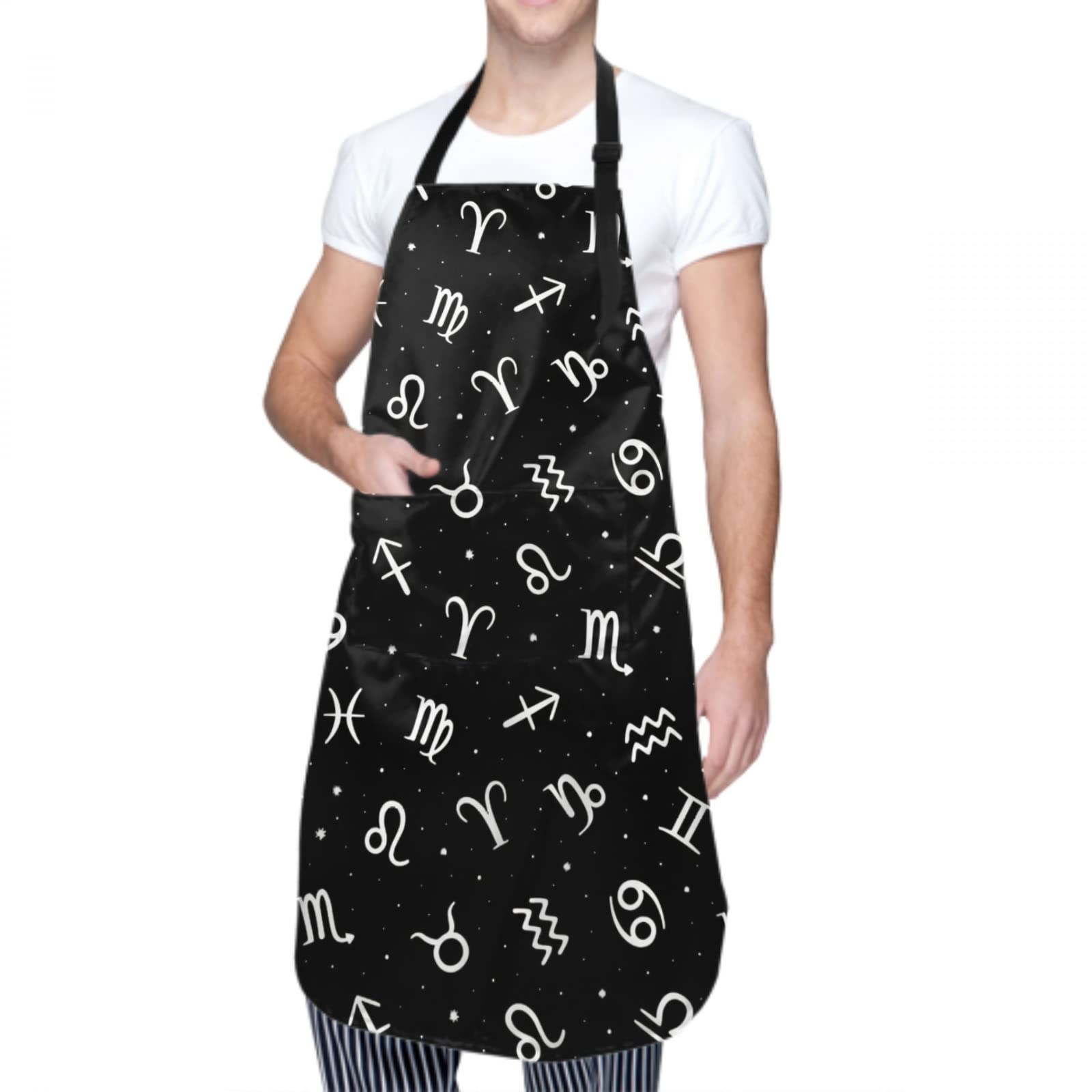Cafl Aprons for Woman with Pockets Cooking Apron Kitchen Apron for Men