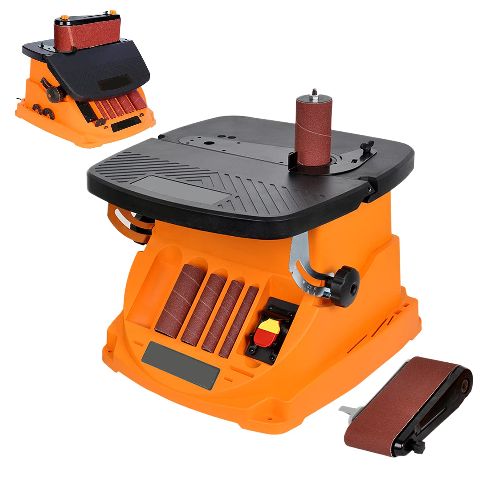 Amazon | 多機能2in 1ベルトスピンドルサンダー、調整可能な