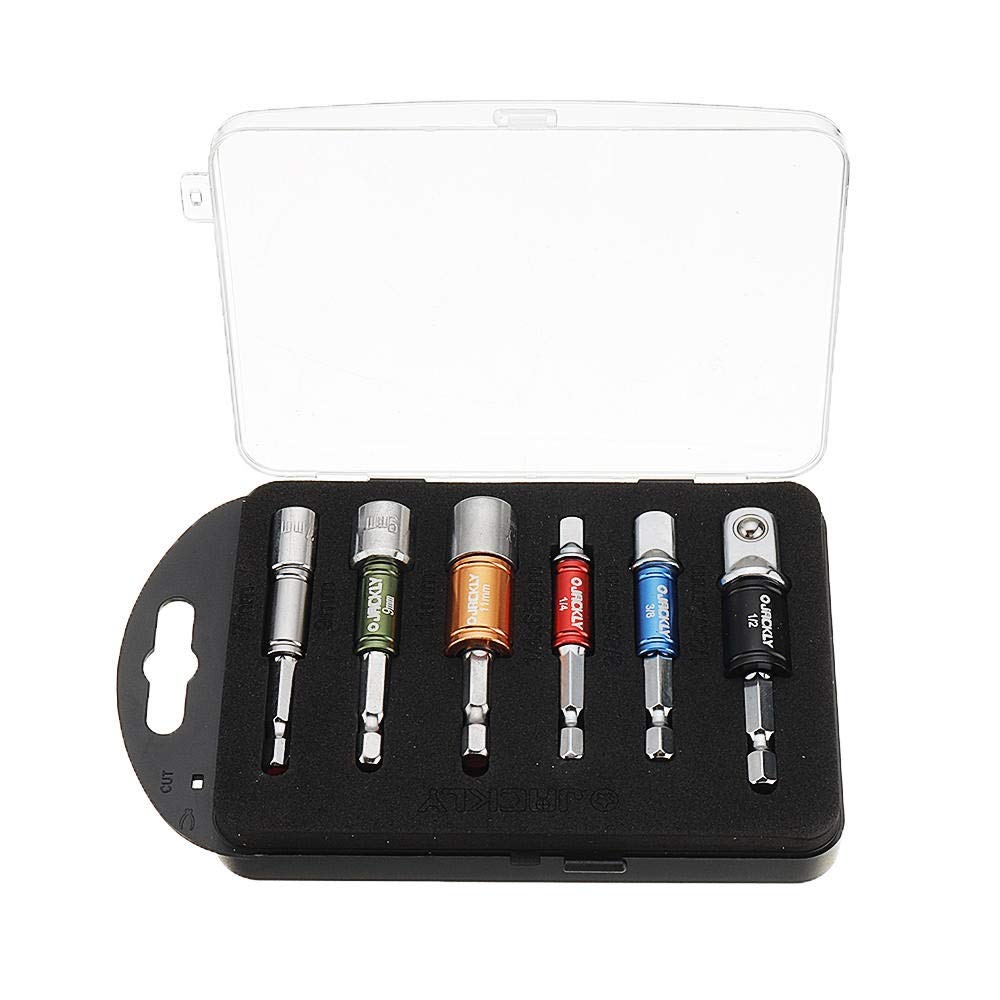 Adaptateur de bit pour tournevis hex hex en lot de 6 pièces