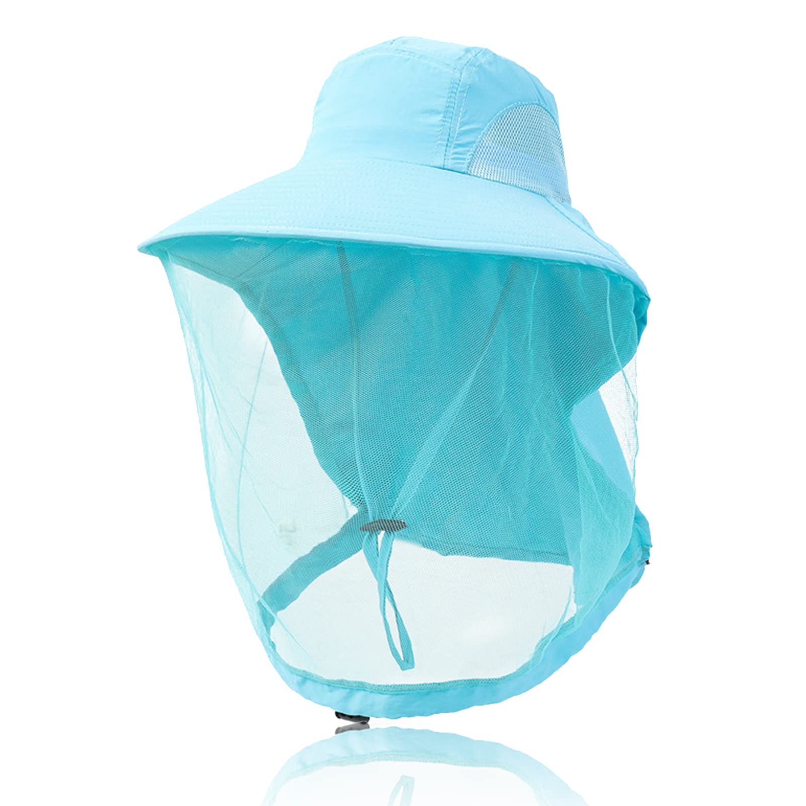 Mosquito Net Hat, Sun Hat Mosquito Head Net Hat Fishing Hat with Net Mesh for Outdoor Hiking Gardening Men Women