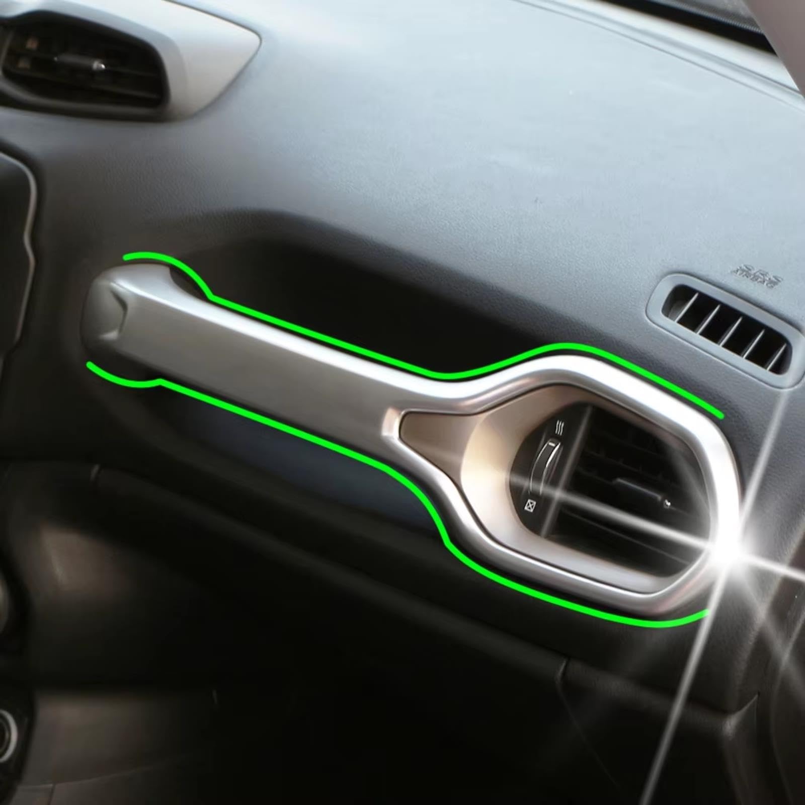 Auto Button Aufkleber Für Jeep Für Renegade 2015-2021 LHD Aufkleber