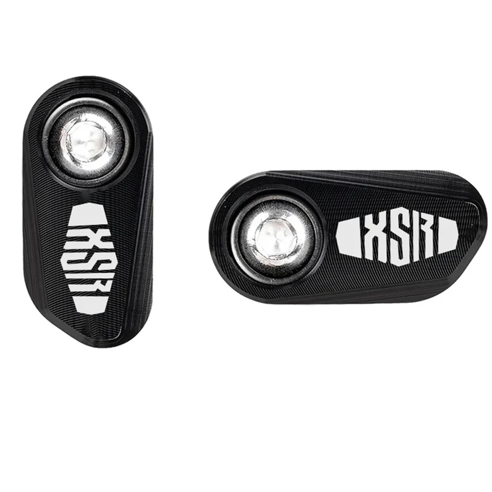 Misura for Yamaha XSR 700 900 XSR700 XSR900 2014-2025 2026 Accessori Moto Ruota Anteriore Posteriore ABS Sensore Di Protezione Tappo Di Protezione(2 pcs-Black)