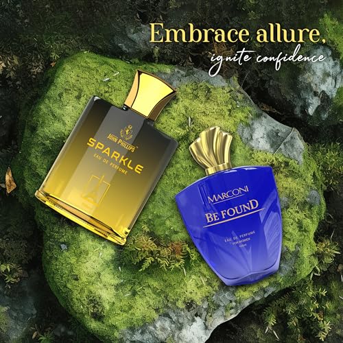 Image of MARCONI Be Found & Sparkle | Eau De French Perfume Unisex Combo Gift Set Pack of 2