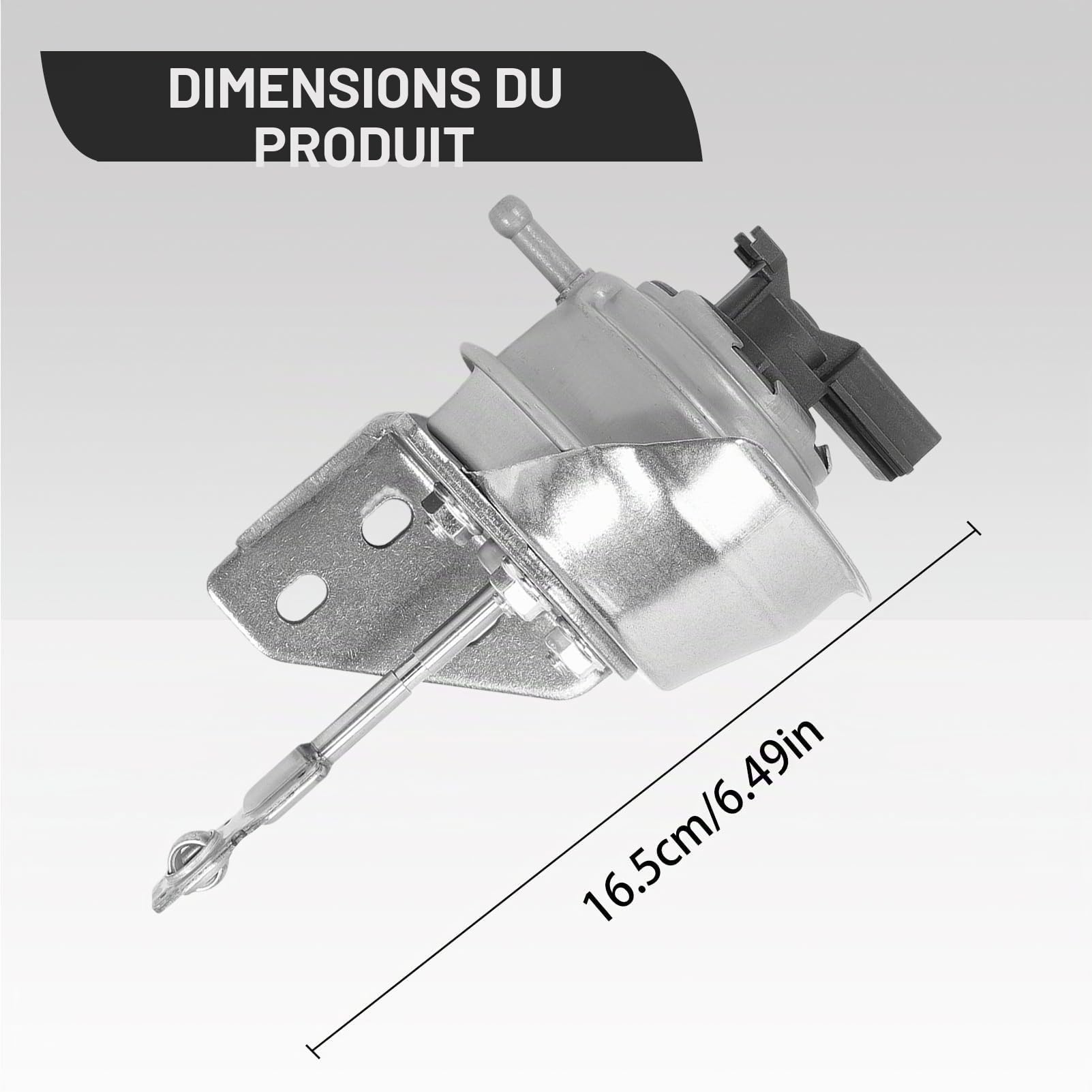 04L253016H - Socle Sous Vide - Compatible Avec Seat Avec Moteur 1,6 TDI 04L198716A - Actionneur De Turbocompresseur - 809278-0001