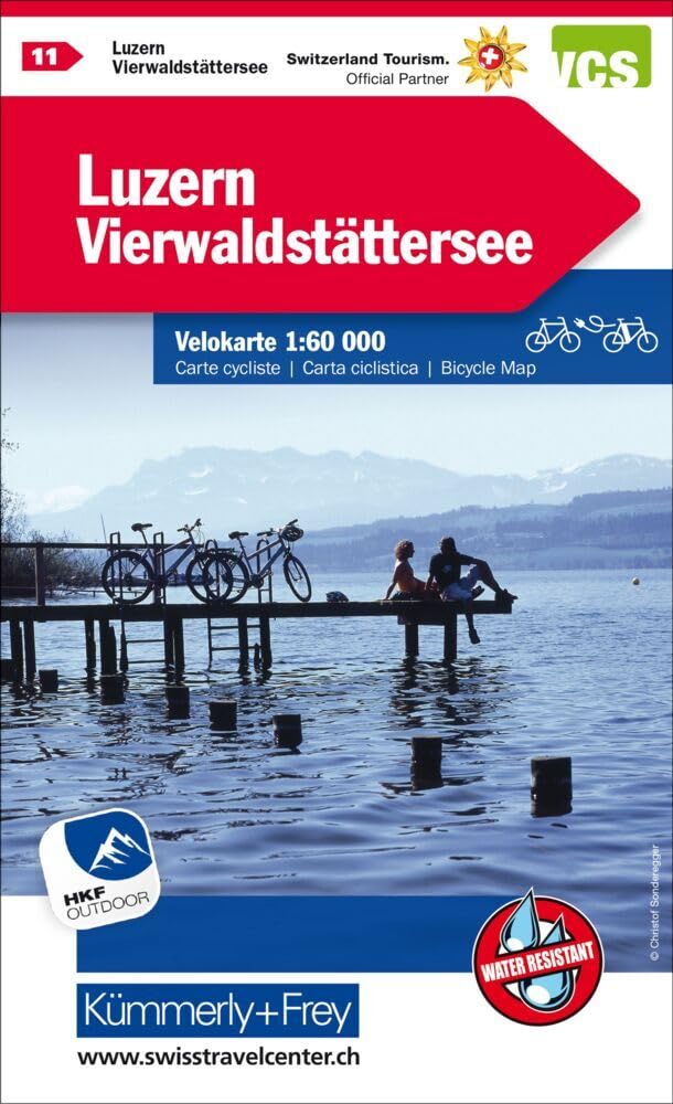 Luzern / Vierwaldstättersee cycle map: 11 (Bicycle maps)