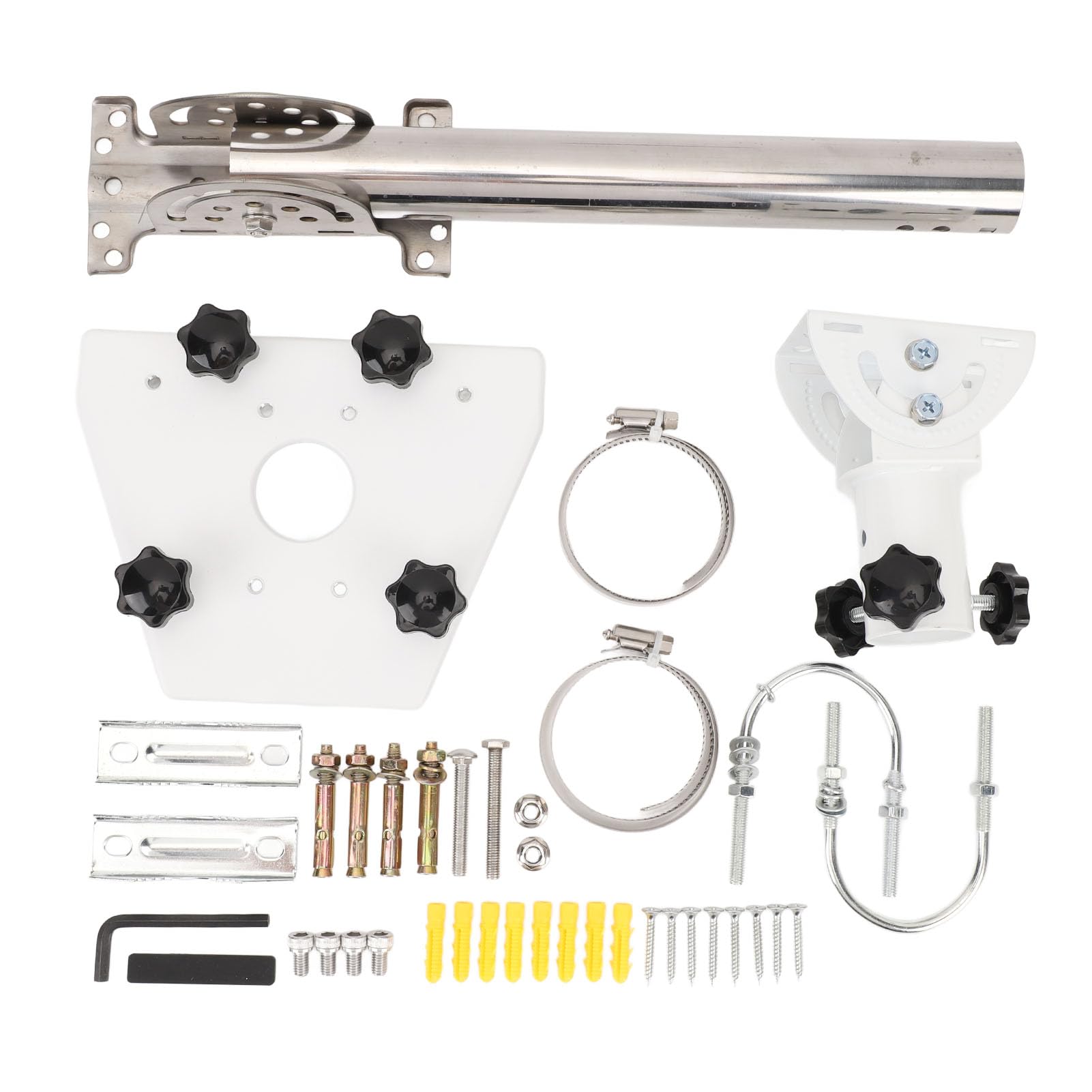 Support D'antenne Satellite en Acier allié, Kit de Montage pour Gen 3, Support de Plat Standard Rotatif Flexible pour Poteau Mural de Toit