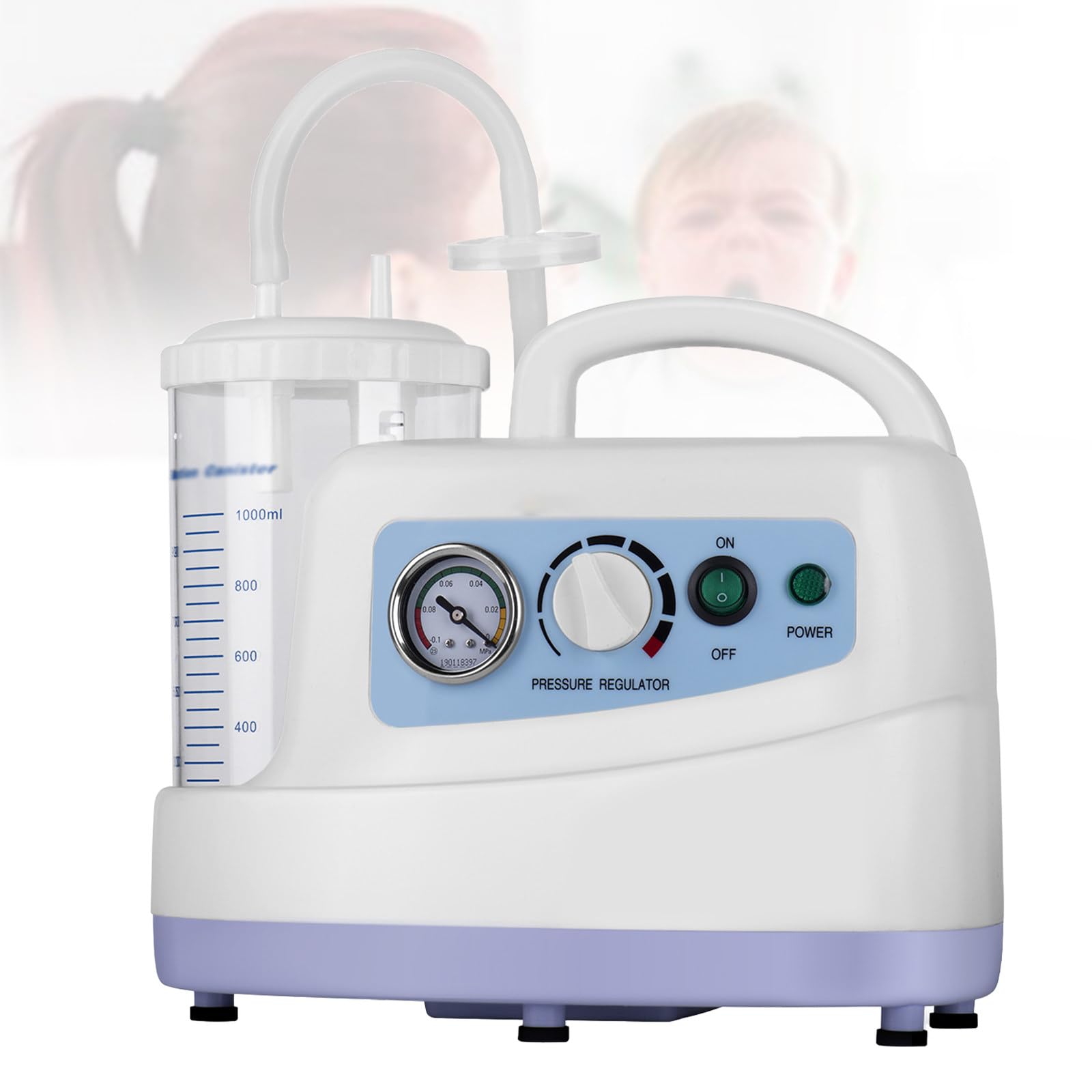 Dispositivo Portatile Automatico di Aspirazione Dell'Espettorato per Anziani E Adulti, Macchina per La Rimozione del Muco Domestico per Una Facile Estrazione del Catarro