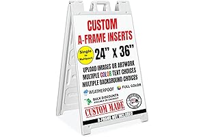 Custom A-Frame Sign Board: The Perfect Business Sign Solution