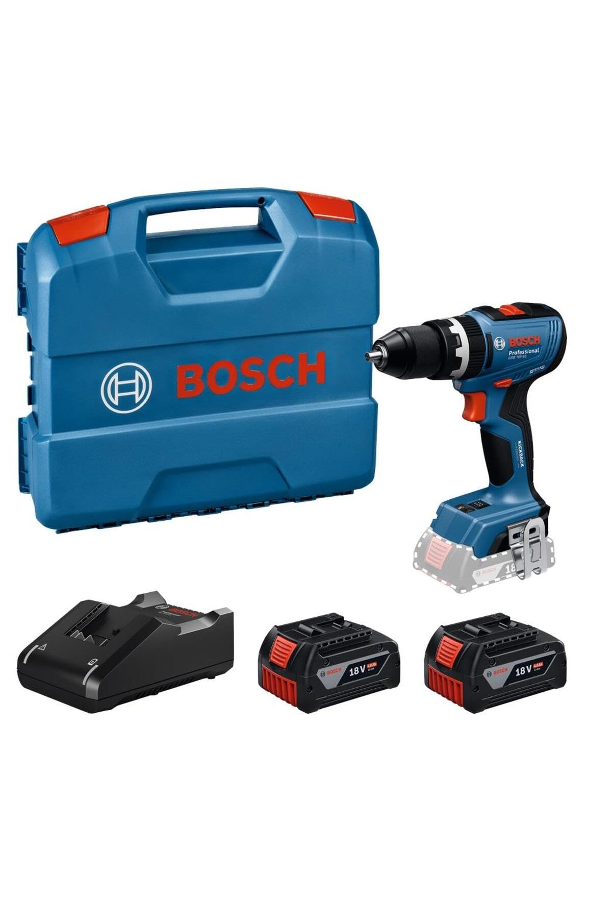 Bosch GSB 18V-65 Professional Akülü Darbeli Matkap Vidalama…