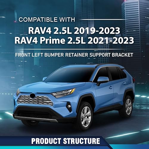 Miniatura 38 de PIT66 Soporte de parachoques delantero compatible con Hyundai Sonata 2011-2015 2 piezas soporte de parachoques delantero izquierdo y derecho