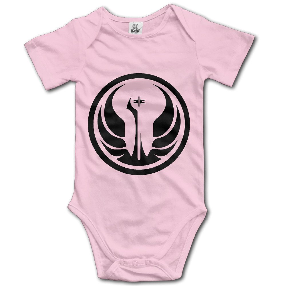 ANVY Baby's StupidRepublicEmblem-Raster-TORkit Bodysuit With No Pocket Pink