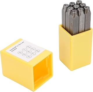 BTSEURY Metal Stamp Kit Metal Stamping Making Kit Metal Punch Stamp Set 40cr Carbon Steel for Jewelry Making Woodworking Leather Crafts with Precise Edges (Number)