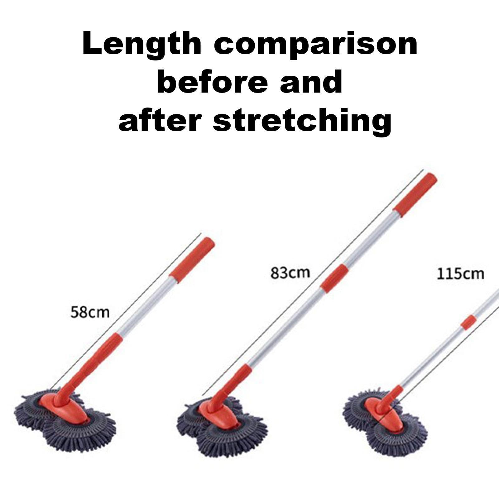 Spazzola Per Lavaggio Auto Con Manico Lungo 120cm - Curva, Regolabile, Microfibra - Foto 9