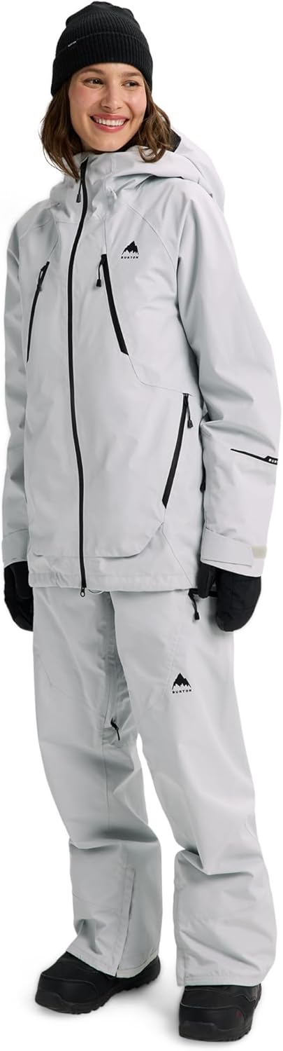 Burton Women's Reserve GORE-TEX 2L Jacket – Gray Cloud, XS - Image 2