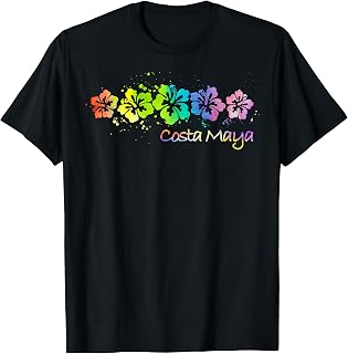 Costa Maya, Mexico Watercolor Beach & Surf T-Shirt