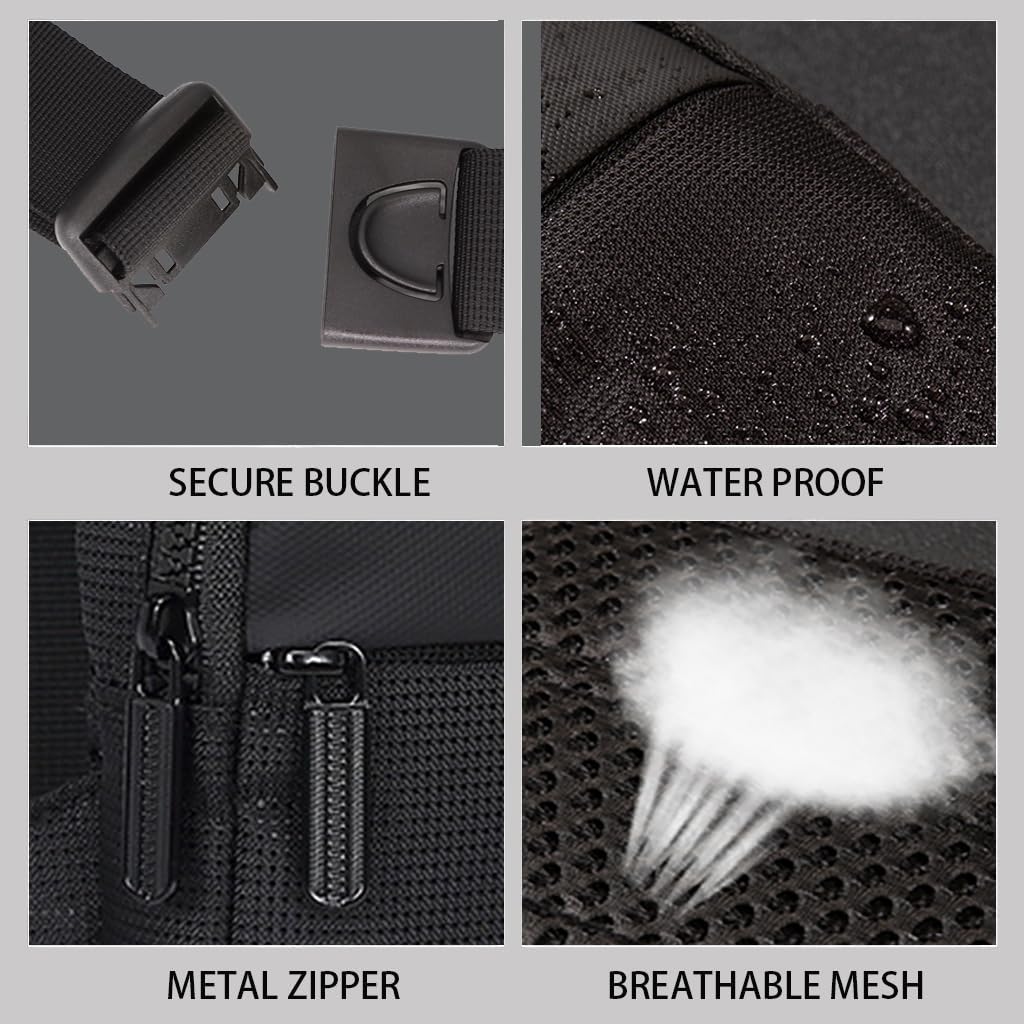 FOECBIR Small Travel Sling Bag For Men, Mini Sling Bags Waterproof For Women Crossbody Bag Chest Bags For Travel Work Sport (1776, Small) - Image 4