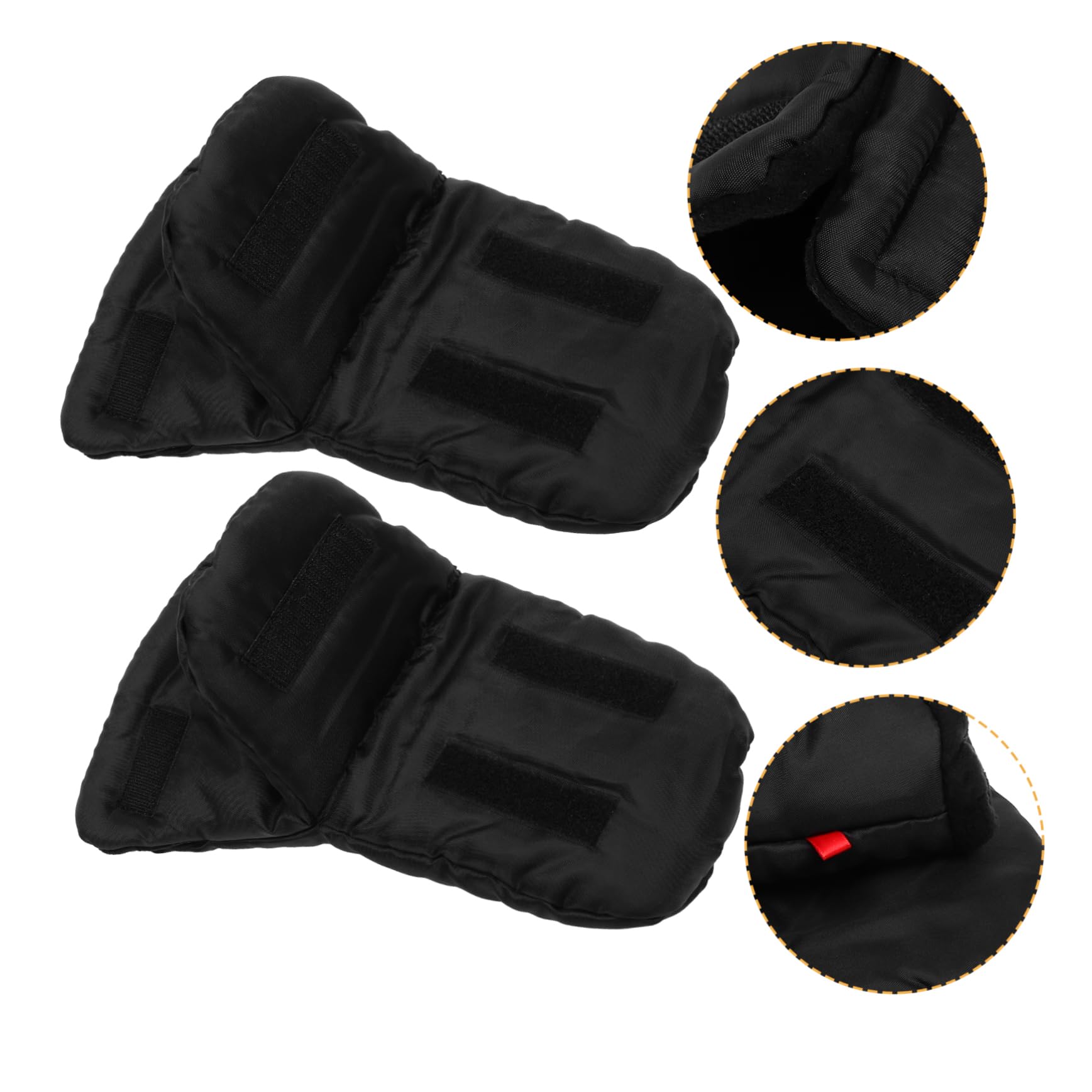 ibasenice 4pares Guantes De Cochecito Prueba De Viento y Aislantes Manoplas Cálidas Para Invierno De Guantes Para Cochecito Frío