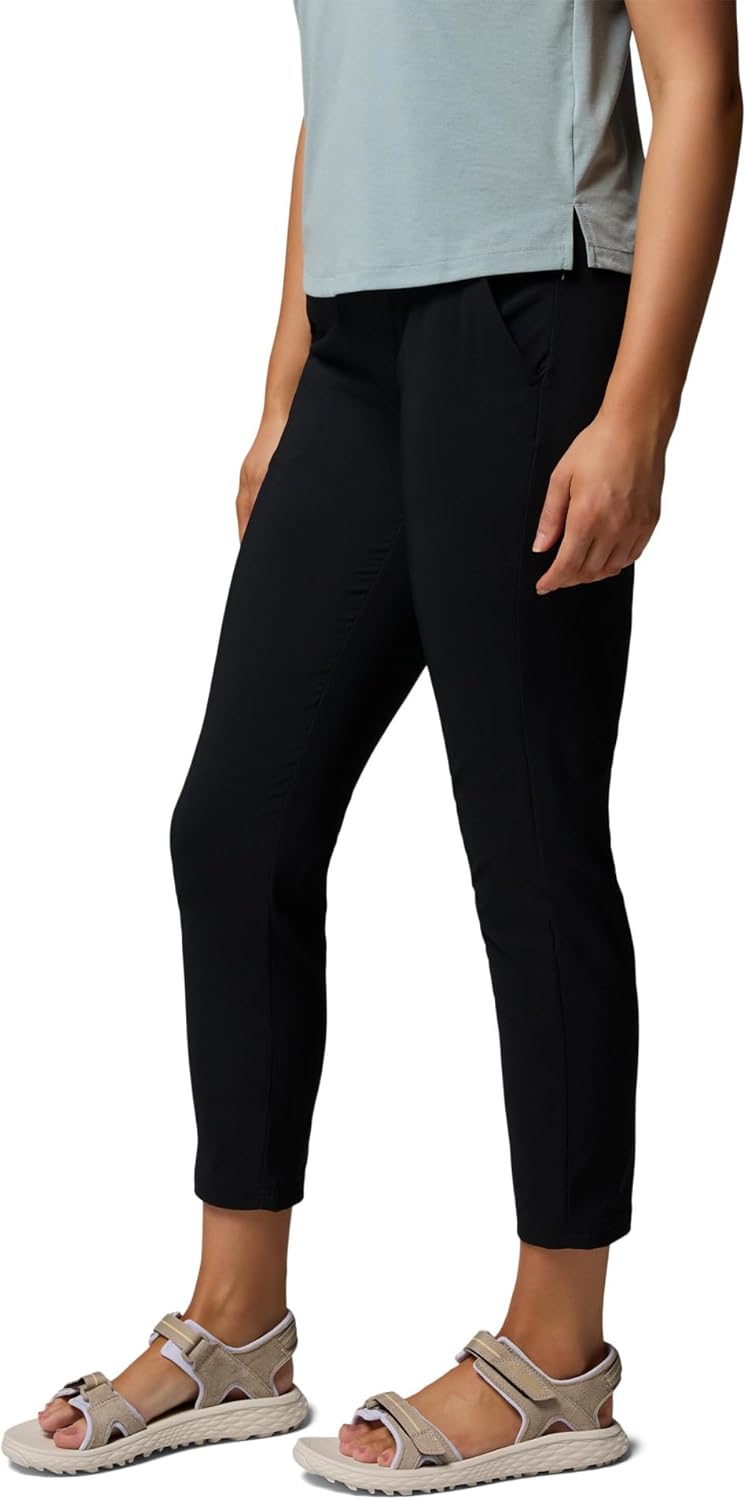 Columbia Womens All Seasons Slim Pull-On Pant, Black, 1X x S