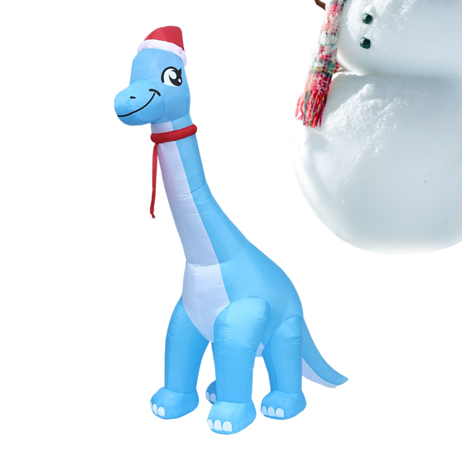 Gigantyczne Świąteczne Inflatables 3,6 M LED Świetlny Dinozaur | Świąteczne Inflatable Dekoracje Ogrodowe na Święta do Ogrodu Podwórka Tarasu Podjazdu Drzwi Wejściowych