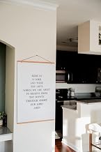 Grace Before Meals 24"x36" - Bless Us O Lord Christian Kitchen Decor, Printed Catholic Scripture Wall Art in Dining Room, Bible Verses Wall Decor, Unframed Christian Art for Home, Church, & Office