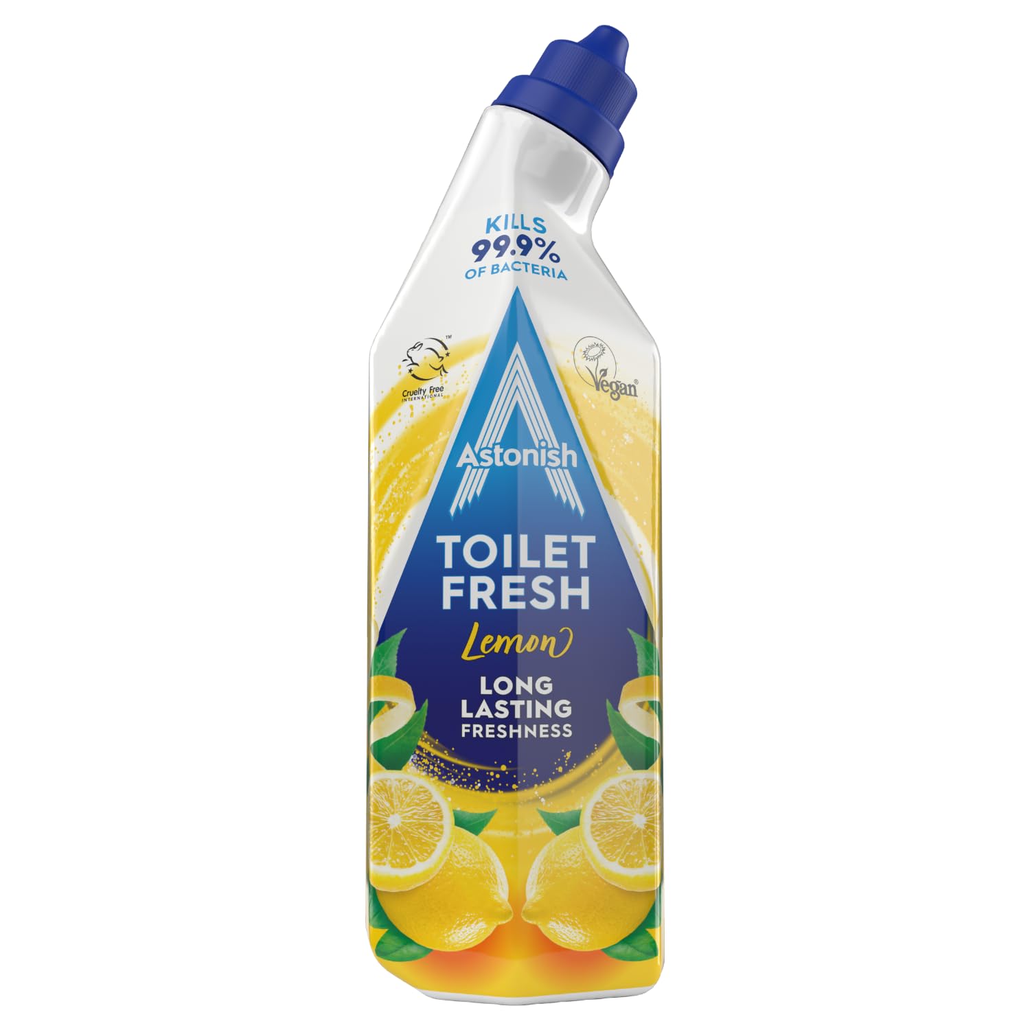 Astonish Toilet Fresh Gel Vegan Friendly Lemon Scent 12 X 750Ml Bottles