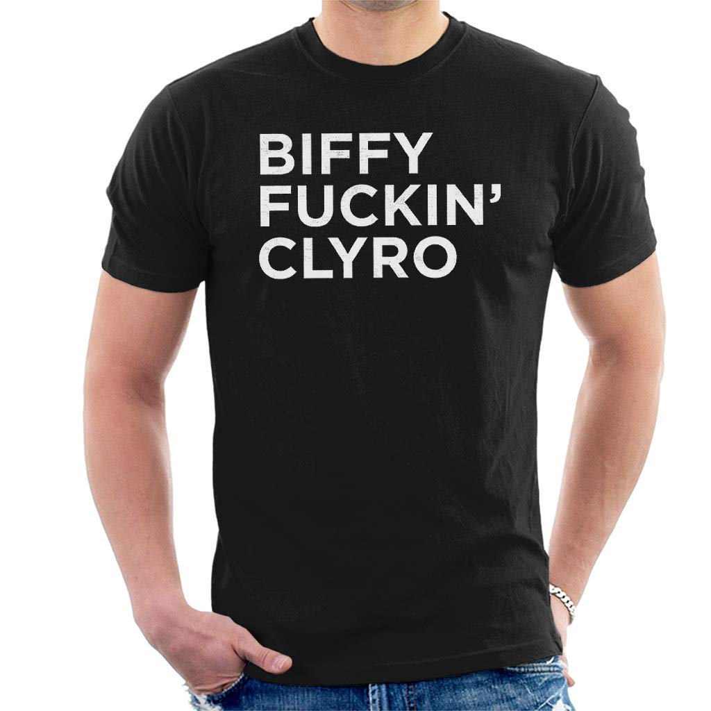Rocks Off Men's Black Biffy Clyro Biffy Fucking Clyro Short Sleeve T-Shirt Small