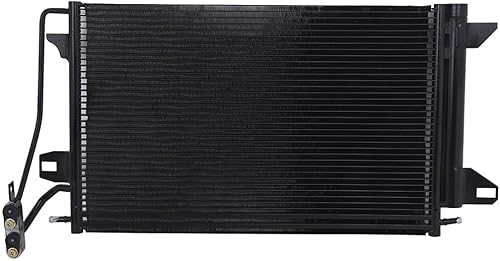 SCITOO Radiador 13187 + 3390 Condensador Fit 2010-2012 Ford para Fusion 2007-2012 para Lincoln para MKZ