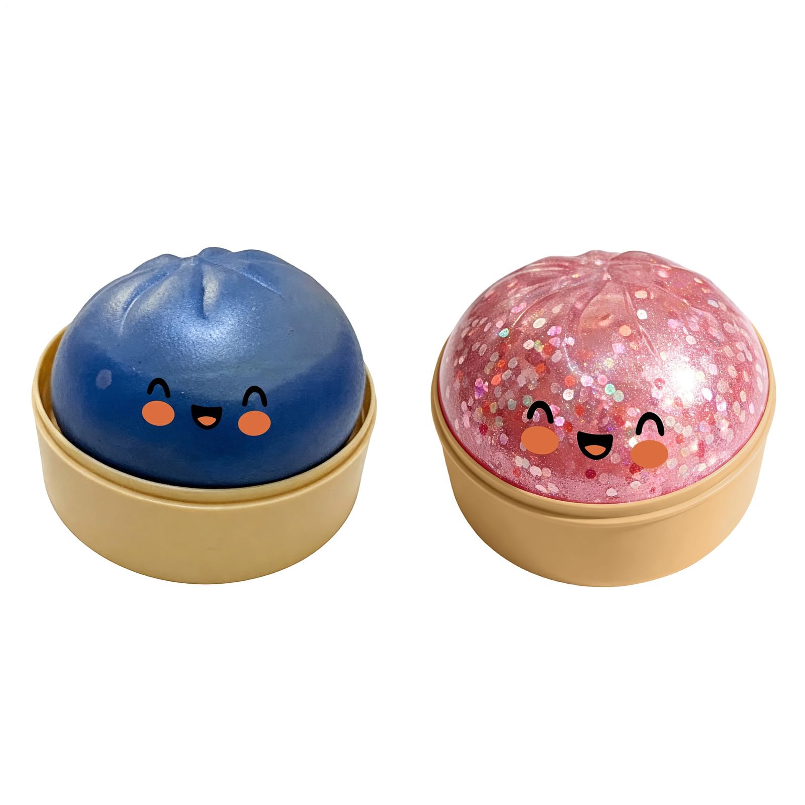 Genérico 2PCS Glitter Dumpling Squishy, mystery1 Dumpling Squishy Box original1, Fidget Toy, Soft Squeeze Dough — view 14