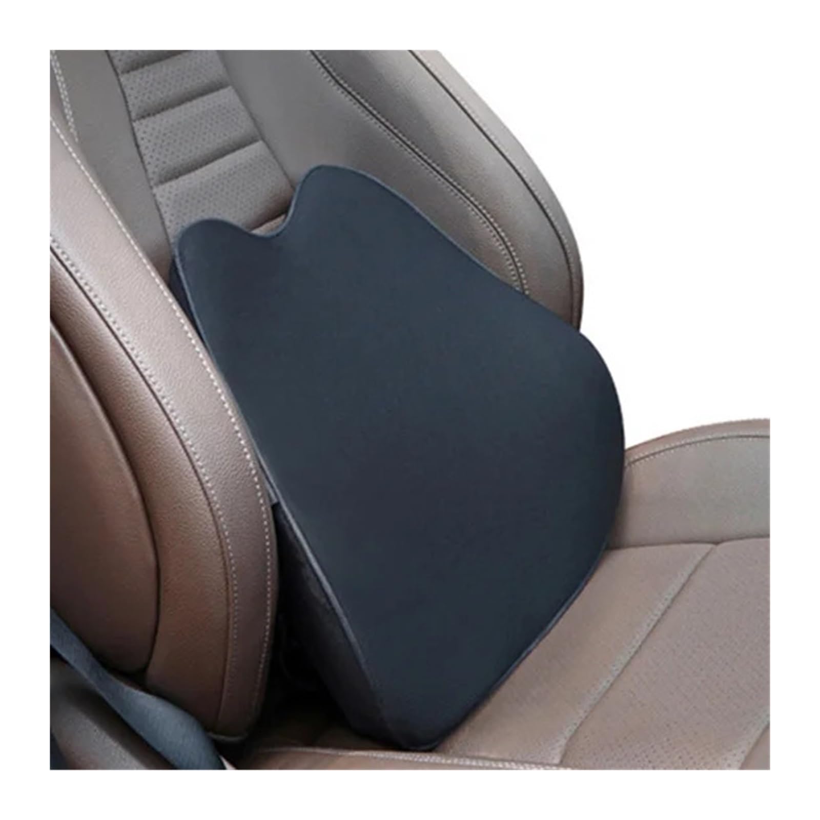 Cojín reposacabezas para Coche, Almohada, Soporte para la Cabeza del Asiento del automóvil, Protector de Asiento, algodón viscoelástico (cojín Beige)