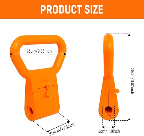 Miniatura 3 de Agarre de pesas rusas con mango para hombres y mujeres, cómodo agarre para entrenamiento de fuerza al aire libre, viajes, entrenamiento, gimnasio