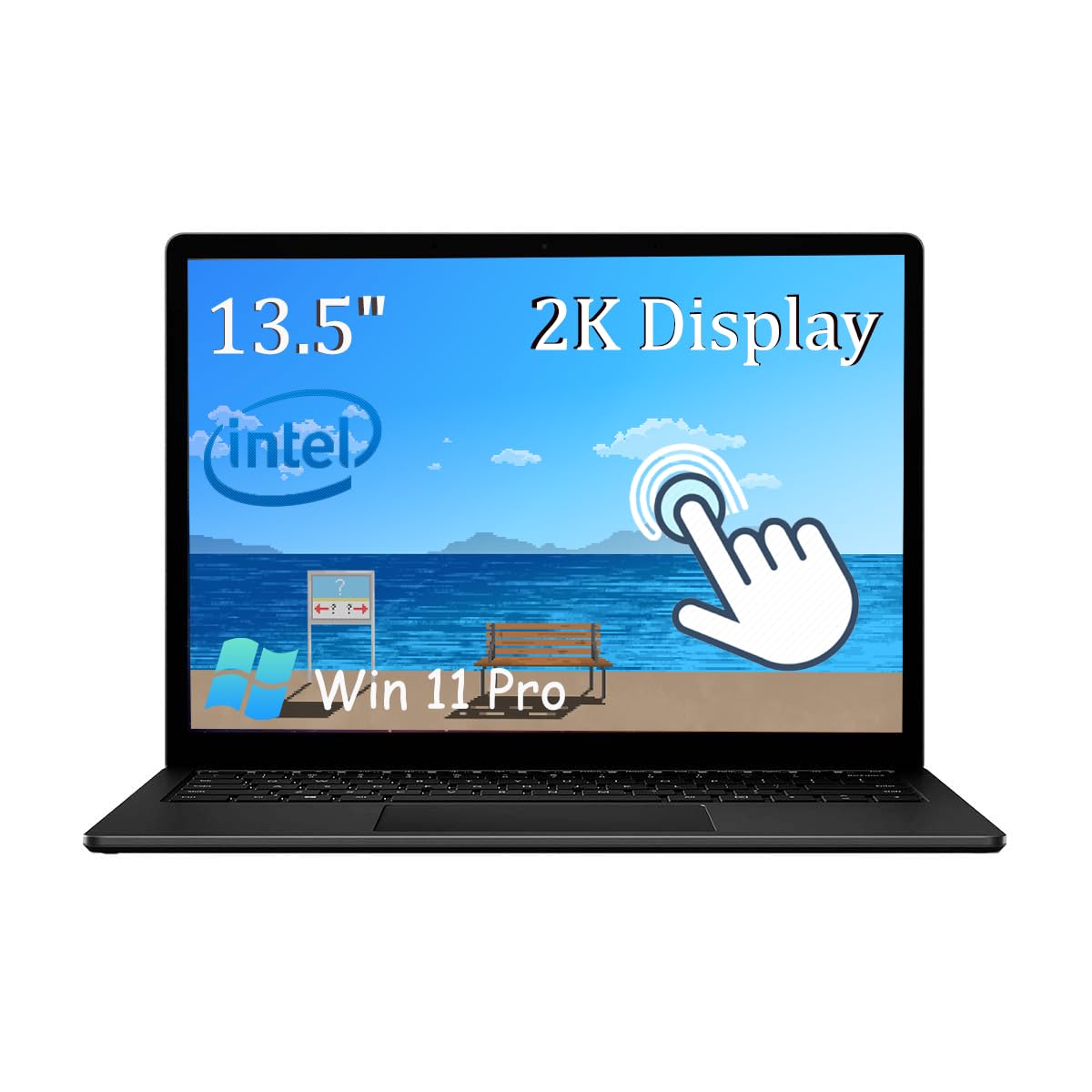 Microsoft Surface Laptop 3 con Schermo Touch Portátil, 34,3 cm (13,5 Pollici) (2256 x 1504), Intel Core i5-1035G7, 8GB di RAM, 256GB di SSD, Tastiera QWERTY Americana, Windows 11 Pro (ricondizionato)
