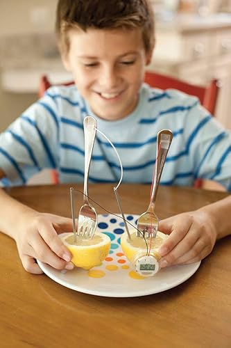 Miniatura 5 de 4M Toysmith Kidzlabs - Reloj alimentado por limón experimento de laboratorio de ciencia eléctrica química juguetes STEM regalo educativo para niñas