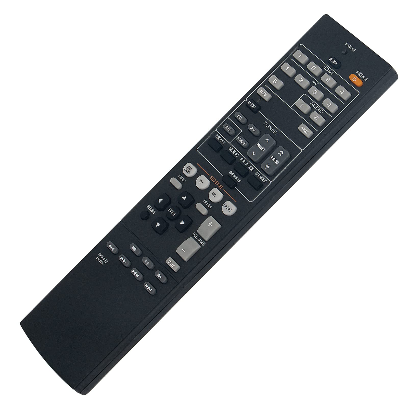 ALLIMITY RAX15 WF67620 Vervang Afstandsbediening fit voor Yamaha Audio Systeem AX397 AX497 RX-V420RDS TX497