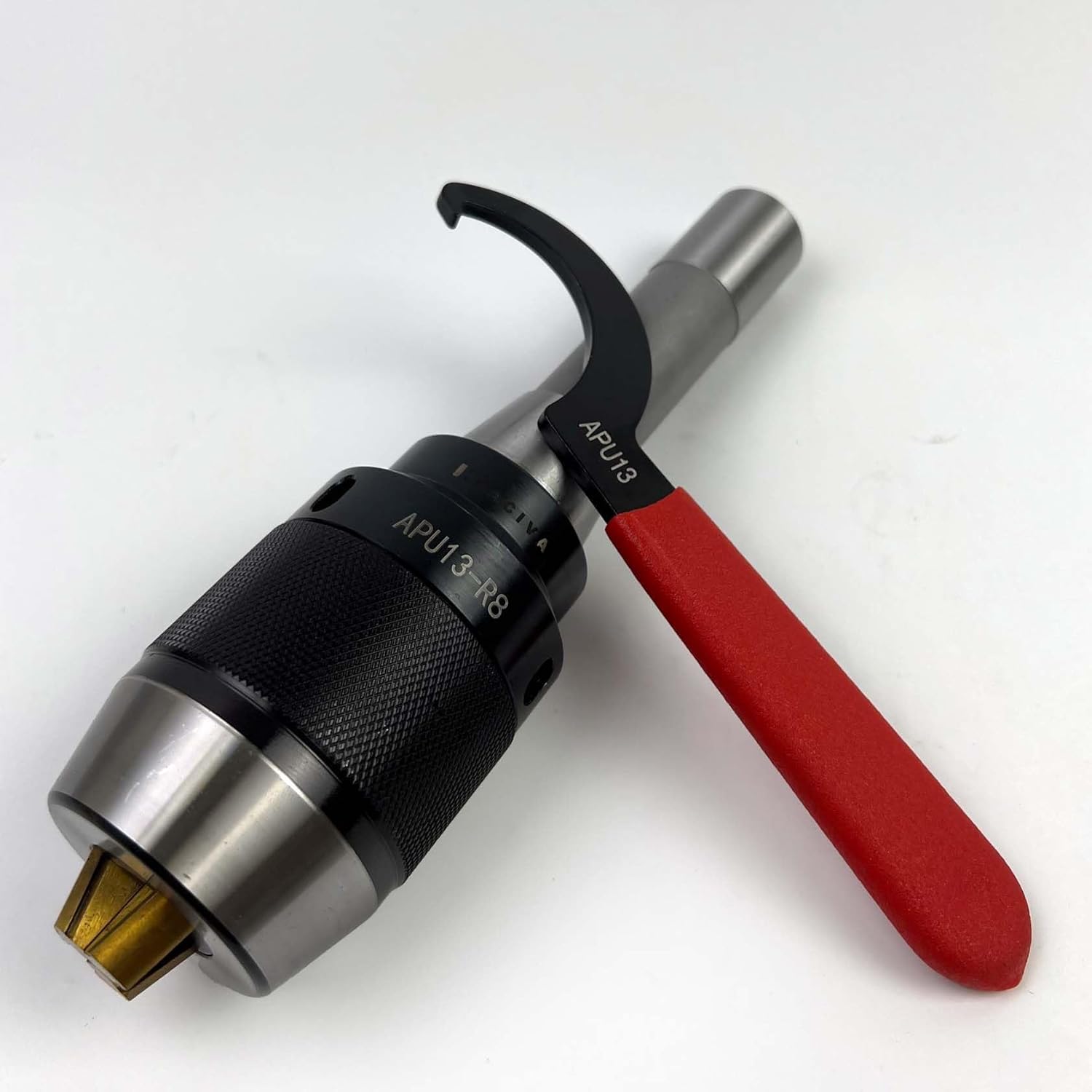 1/32"-5/8" Integrated R8 Keyless Drill Chuck Special Titanium Jaws for Vertical Milling Machines, Drilling and Milling MJachines, CNC Machining Centers, Etc (R8-5/8(APU16))