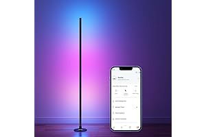 Corner Floor LED Smart Lamp With Alexa and Music Sync for Ambiance