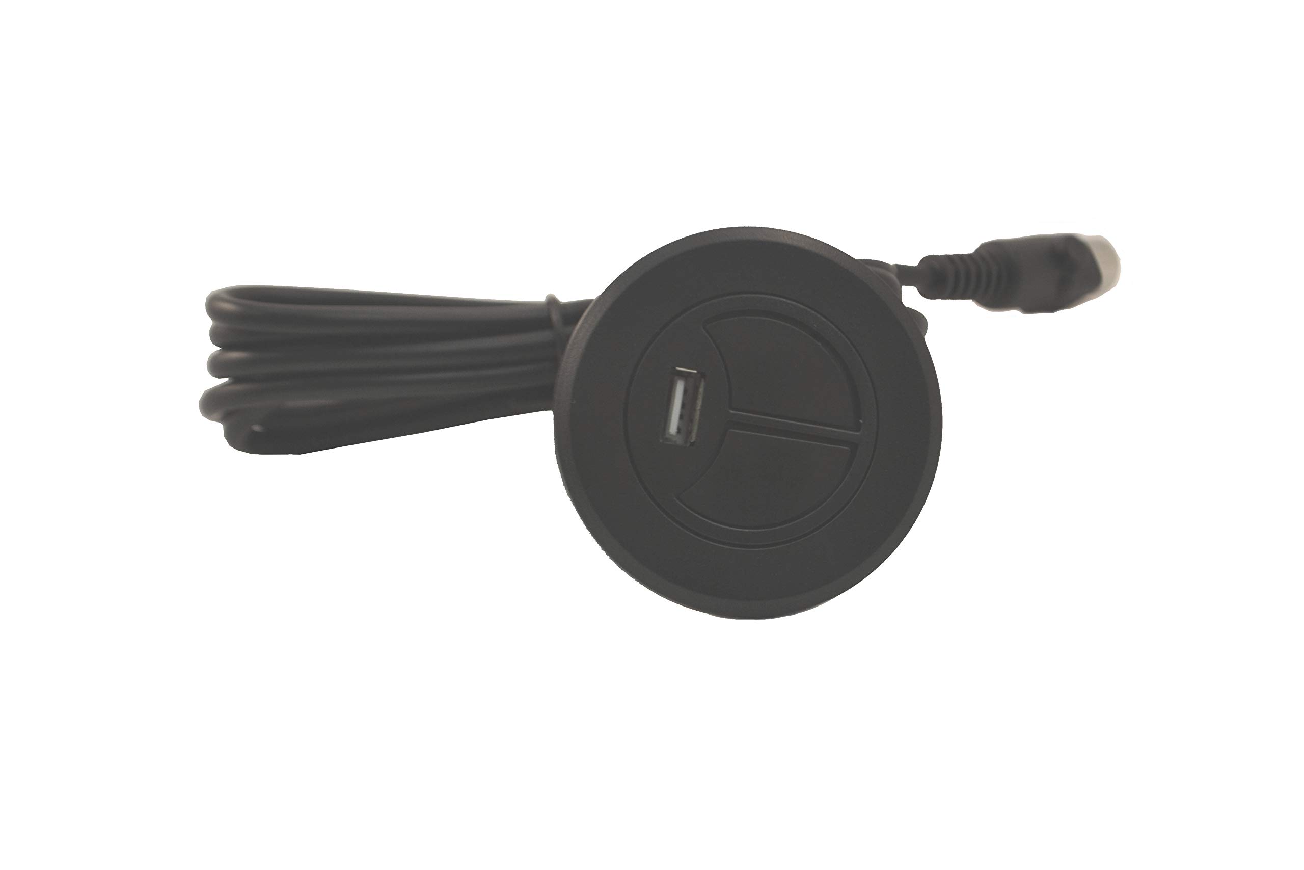 Furniture Rehab Round 2 Button Handset with 5 Pin Style Connector for Power Recliner and Sofa with Power USB Left Hand Sided